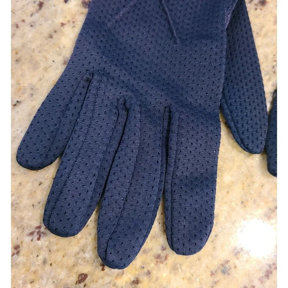 Vintage Size 7 XL Blue Pierced Nylon Formal 9.5